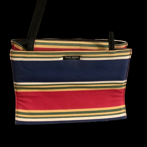 Kate Spade striped vintage handbag - Picture 3 of 6